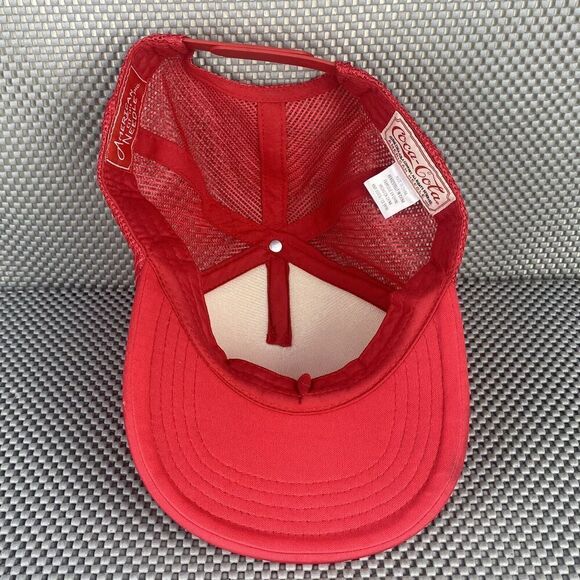 Vintage Coca Cola Hat Adult One Size Red Mesh Snapback American Needle Inc - Picture 6 of 10